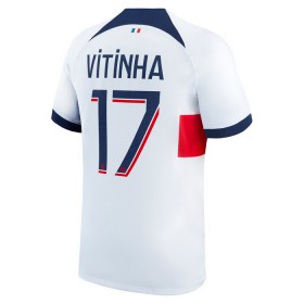 Jalkapallo Pelipaidat/Peliasut Paris Saint-Germain Vitinha 17 Vieraspelipaita 2023-24